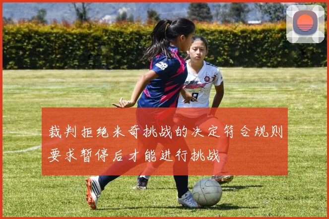 裁判拒绝米奇挑战的决定符合规则要求暂停后才能进行挑战